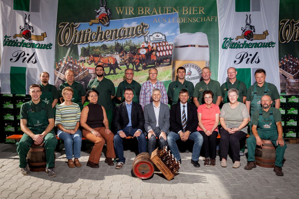 Stadtbrauerei Wittichenau - Gruppenfoto 2015