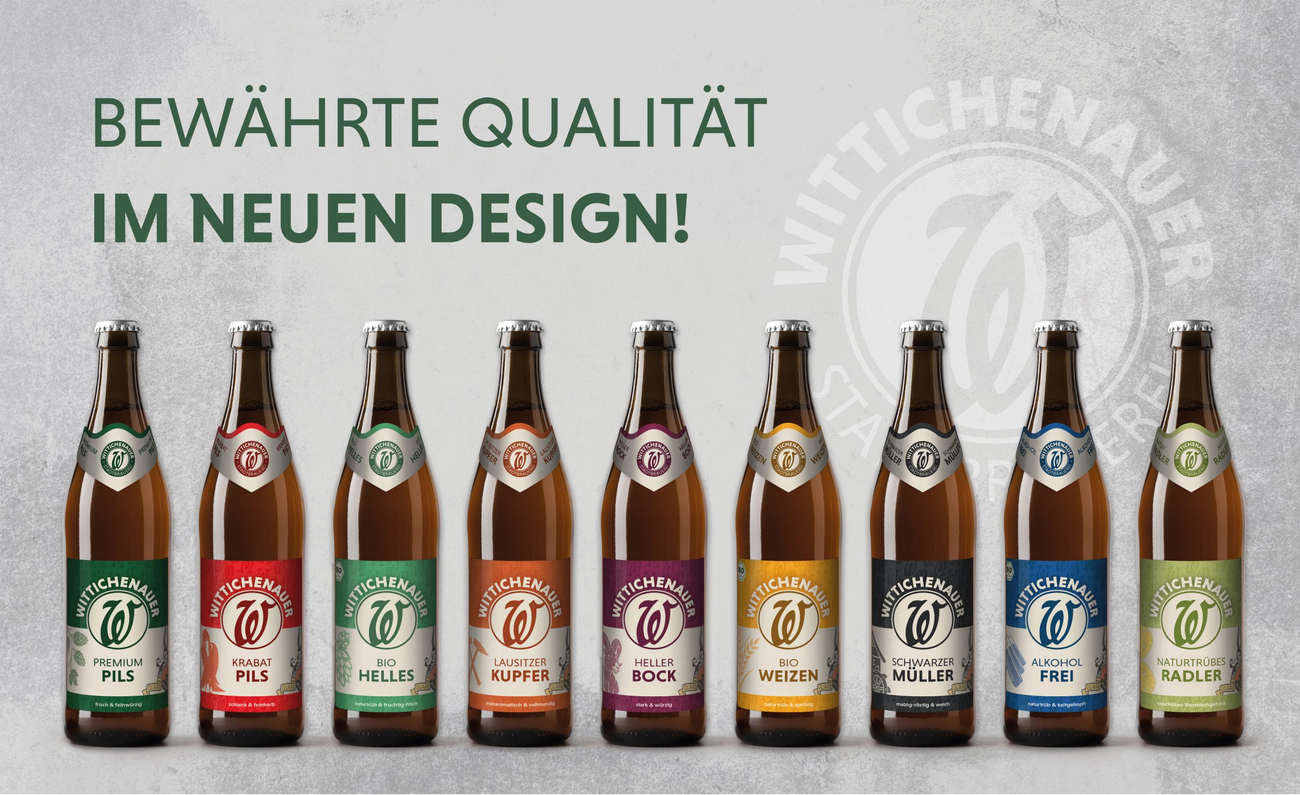 Neues frisches Design für unsere Wittichenauer Biere 2024